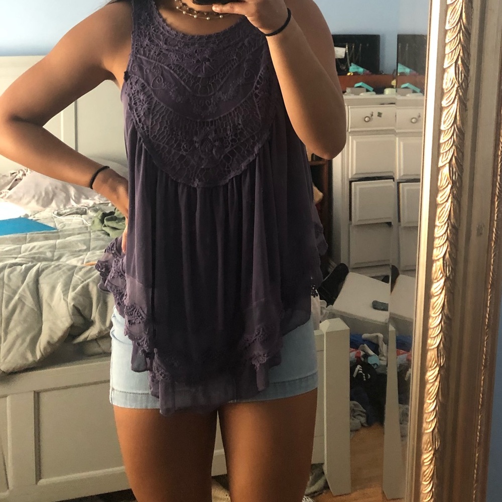 Altrd state purple lace top